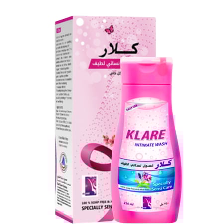 كلار غسول نسائي لطيف للمناطق الحميمة عناية خاصه - 250 مل