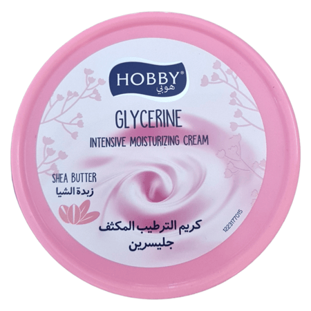 هوبي كريم الترطيب المكثف بخلاصة زبدة الشيا والجليسرين - 250 مل