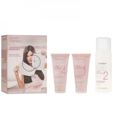 الفا بارف ميلانو كيراتين ثيرابي مجموعة فرد الشعر بالكيراتين والكولاجين - 3قطع