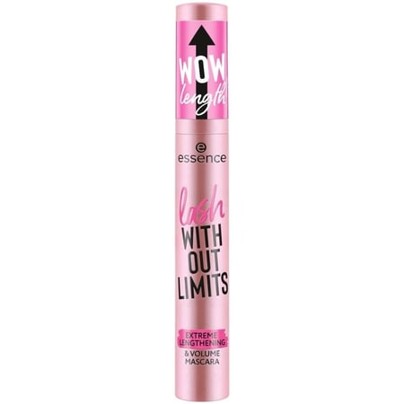 ايسنس ماسكارا تكثيف وتطويل الرموش ويذ اوت ليميتس - 01 الترا بلاك
