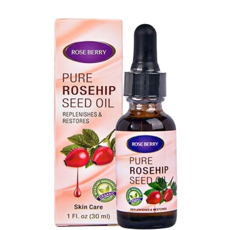 روز بيري سيروم بذور زيت الروز هيب الورد البري لتفتيح وتوحيد لون البشرة ومعالجة اثار حب الشباب والبقع - 30 مل