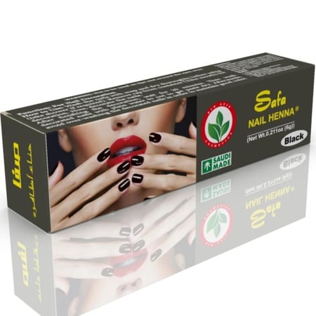 صفا حناء للأظافر لون اسود - 6.0جرام