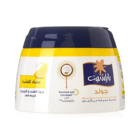 باراشوت جولد كريم مضاد للقشرة ومغذي للشعر بجوز الهند والليمون - 140مل