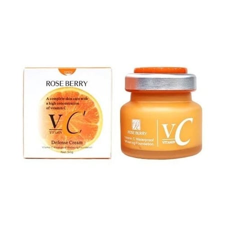 روز بيري كريم فيتامين سي لتفتيح وتبييض البشرة - 50 جرام
