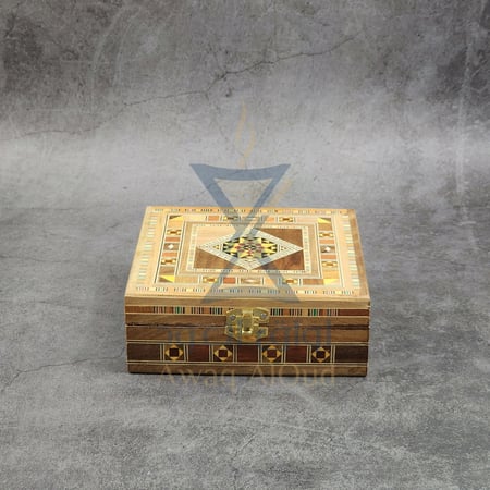 علبة سورية موزاييك فاخرة ( أوقيتين - 3 أوقيات )