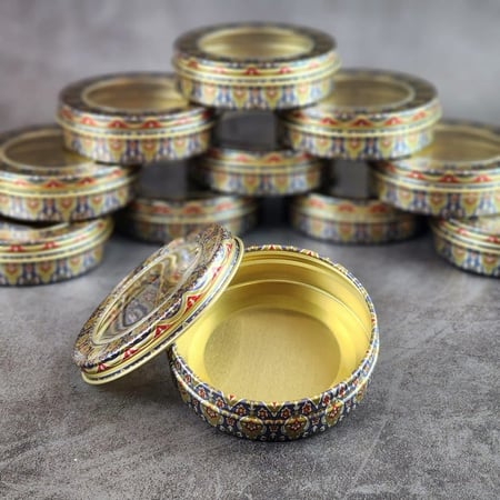 درزن علب زعفران 5-7 جرام