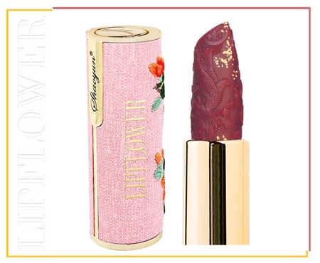 احمر شفاه بجزيئات الذهب عيار 24