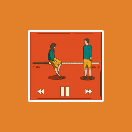 ستيكر أغنية تقربنا