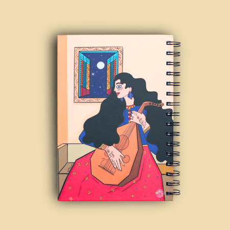 دفتر | عازفة العود