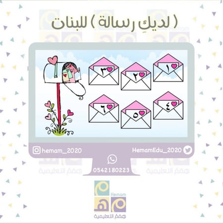 استراتيجية  ( لديك رسالة ) للبنات