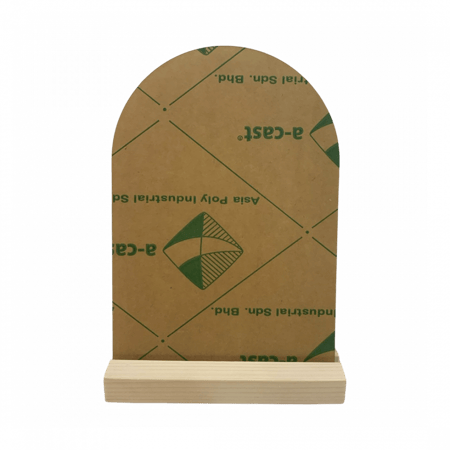 استاند اكريلك شفاف ساده مع استاند شفاف  مقاس A4-A5