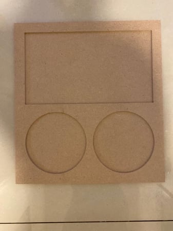 خشب mdf جاهز للاعمال الفنيه 12ملي مقاس 42-38