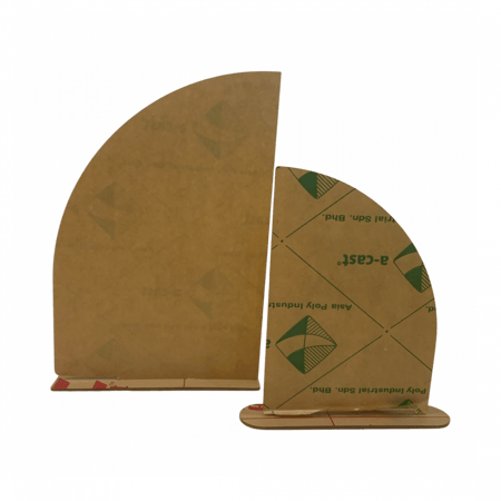 استاند اكريلك شفاف ساده مع استاند شفاف مقاس A4-A5