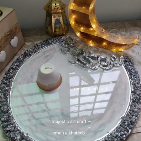 خشب mdf جاهز للاعمال الخشبيه 6 ملي بعباره عيدكم مبارك