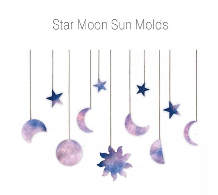 قالب مجموعه اشكال القمر