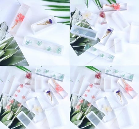 قالب مستطيل بعمق مقاس 10-4 سم