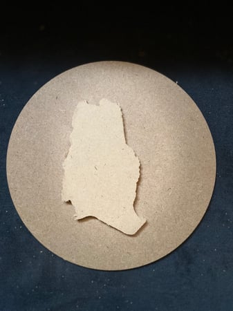 خشب mdf خريطه المملكه فقط جاهز للاعمال الخشبيه سمك 6