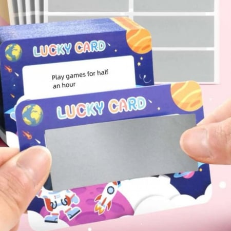 ملصق اكشط واربح الورقه 10 ملصقات