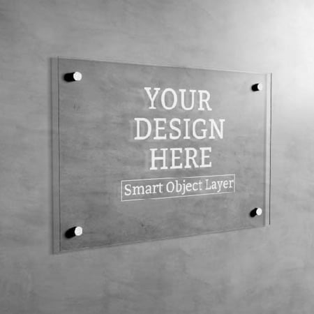 استاند اكريلك شفاف ساده مع استاند شفاف مقاس A4-A5