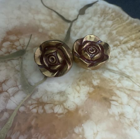 2 حبات  مقابض يد ذهبي