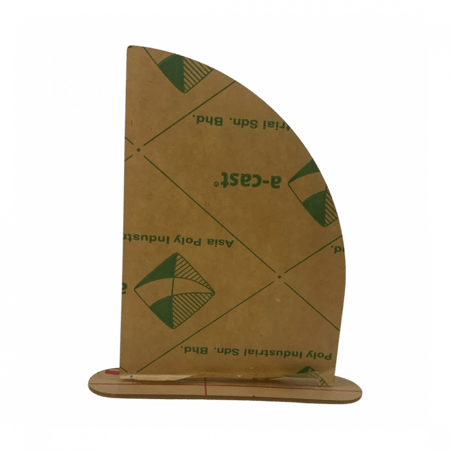 استاند اكريلك شفاف ساده مع استاند شفاف مقاس A4-A5