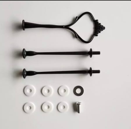 حامل كيك 3 ادوار شكل تاج متوفر 3 الوان