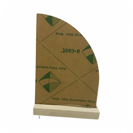 استاند اكريلك شفاف ساده مع استاند شفاف مقاس A4-A5