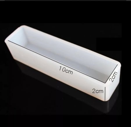 قالب مستطيل بعمق مقاس 10-2 سم