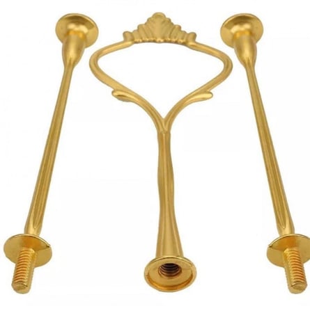 حامل كيك 3 ادوار شكل تاج متوفر 3 الوان