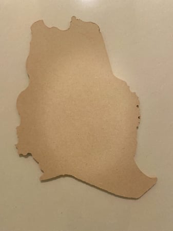 خريطه المملكه خشب mdf جاهز للاعمال الخشبيه سمك 12