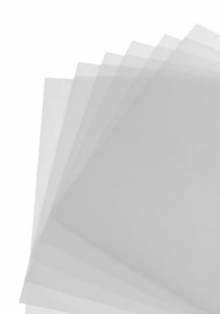 ورق فيلم شفاف فارغ جاهز للطباعه باليزر الحبه