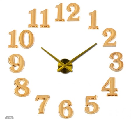 ارقام الساعات الانقليزيه متوفره لونين مقاس 5’2 سم تقريبا