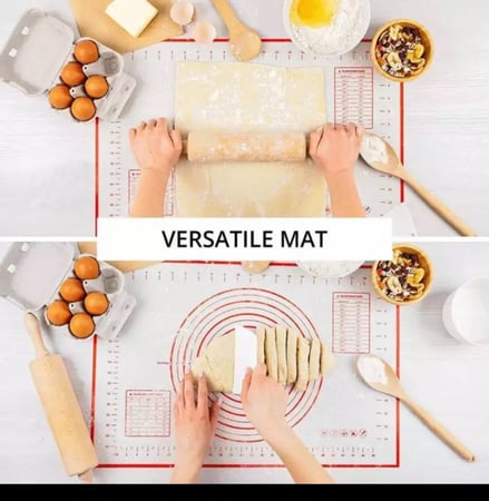 مفرش سيلكون لعمل الريزن بطريقه سهله واشكال عشوائيه او لعمل العجينه وسهل التنظيف