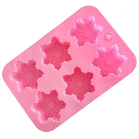 قالب ندفة ثلج 6 فجوات