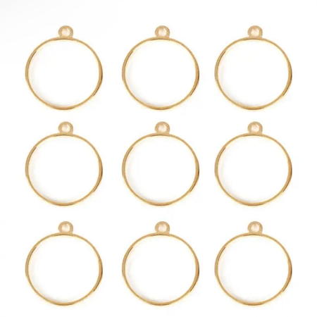 تعليقة معدنيه دائرية (حبه)