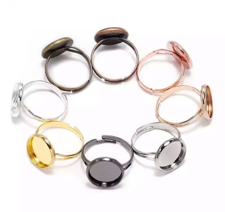 خاتم مصنوع من الفولاذ للتعبئه 5 حبه