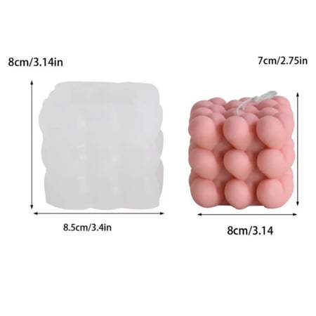 قالب سيليكون قلوب للشمع