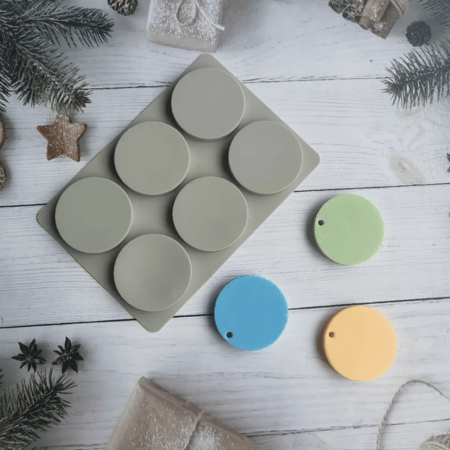 قالب تعليقات مستديره مقاس 6