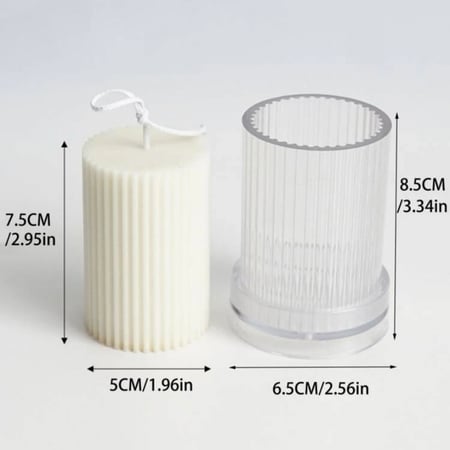 قالب اكريليك للشمع قابل للفتح A