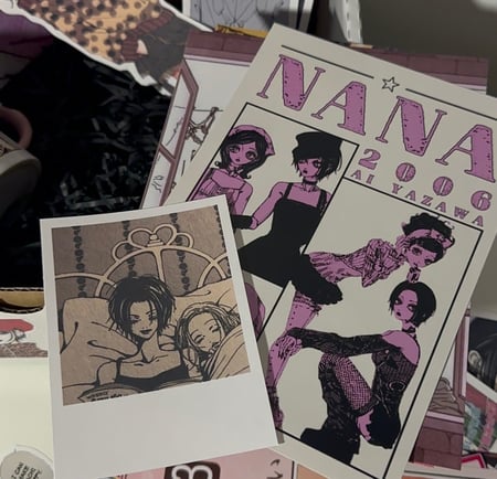 بوكس anime nana مع كوب زجاجي