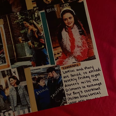 دفتر Gilmore girls  حجم كبير