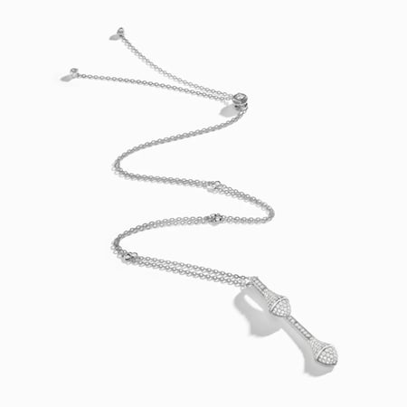 Cleo long chain full diamonds