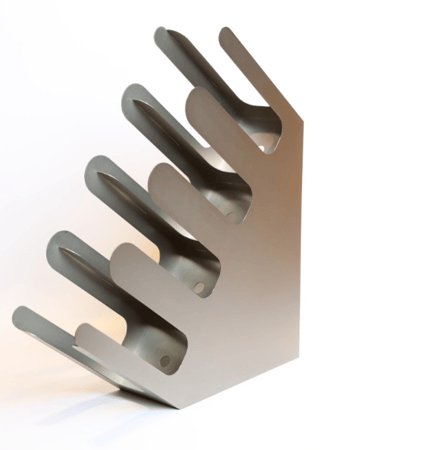 حامل اكواب استيل مدرج 4 خانات