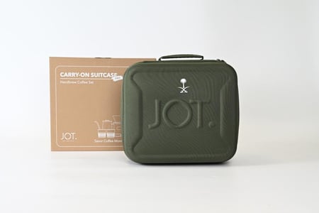 JOT - Carry-On Suitcase Pro Green KSA Logo