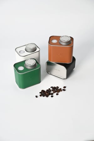 جوت - علبة معدنية لحفظ القهوة