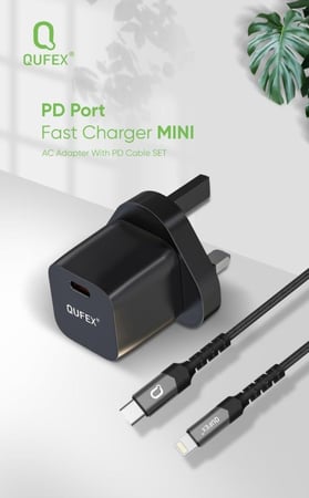 فيش جداري PD20W + كيبل ايفون