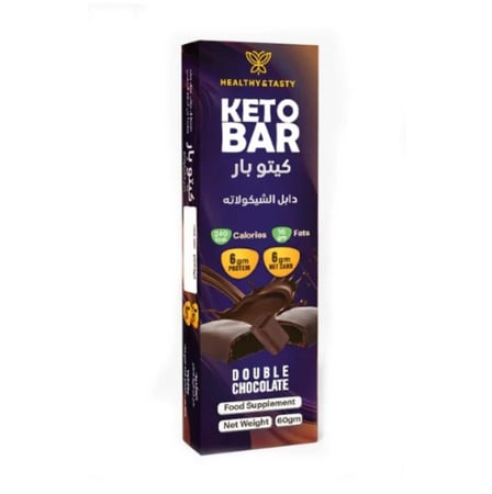 شوكولاتة كيتو بار هيلثي اند تيستي 60 جرام