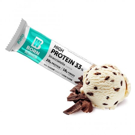 سناك بورن وينر كيتو بروتين بار بدون سكر مضاف 60جم - ايسكريم الشوكلاتة