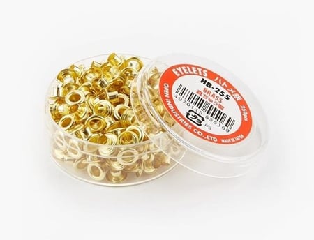 حلقات معدنية ذهبية