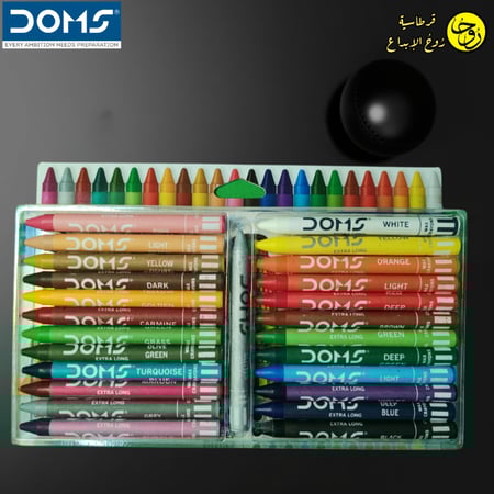 أقلام شمعية طويلة - 24لون